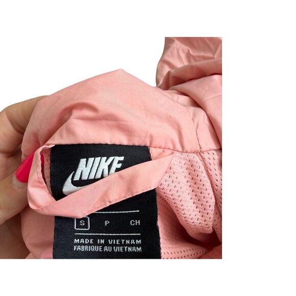 NIKE Peach Long Sleeve Windbreaker Jacket Size Small - Picture 2 of 6